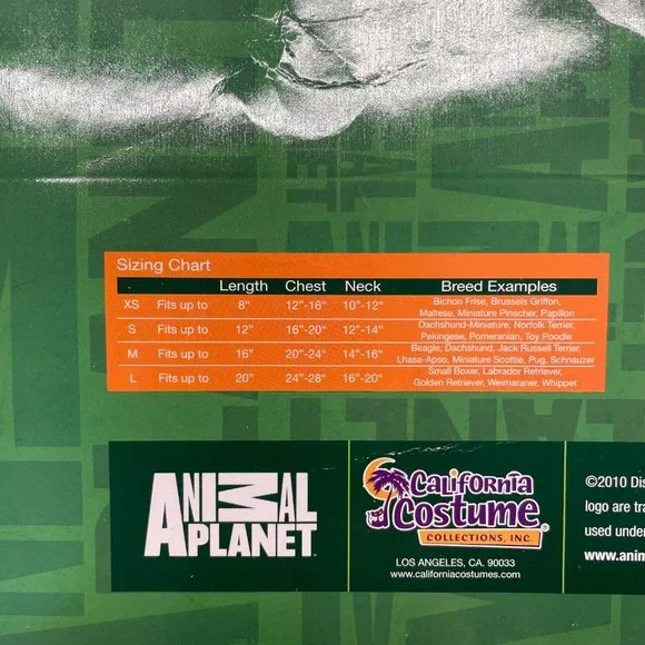 Animal Planet Raptor Dog Costume, Size Small, ‎ Item# PET20109 - Picture 4 of 13